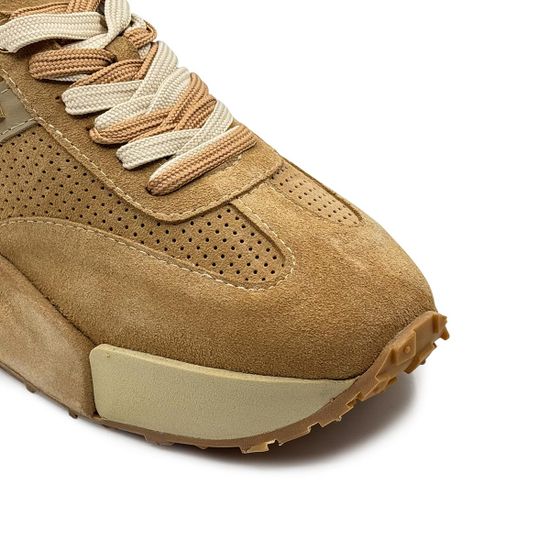 Кроссовки NILA&amp;NILA бежевые замшевые - фото 6, NO9220 NIL BEIGE