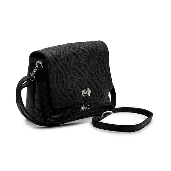 Сумка Marina Creazioni черная кожаная стеганая - фото 2, 