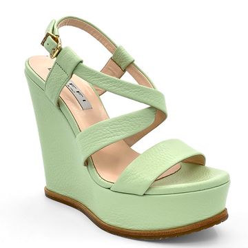 Босоножки Tiffi салатовые кожаные - фото 2, 451/Z90G TI