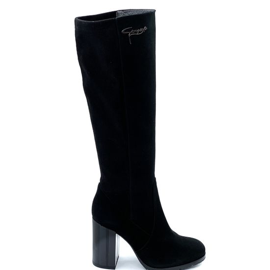 Сапоги Giorgio Piergentili замша черная байка - фото 1, 356 GP CAMOSCIO