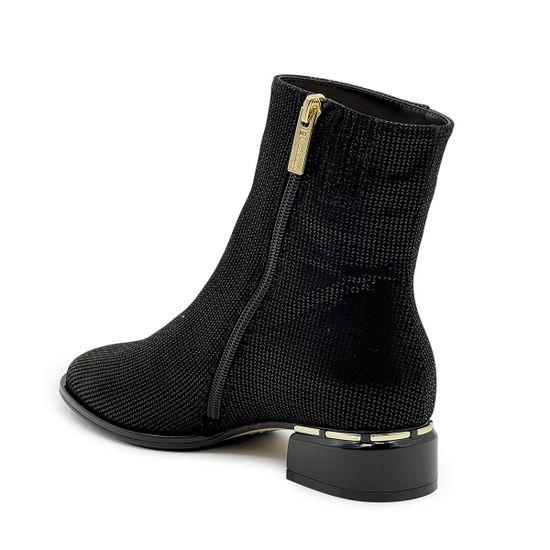 Ботильоны Ilasio Reanzoni черные замшевые на байке - фото 3, 4354 IR NERO