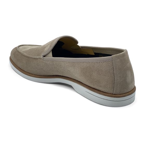 Слипоны GiamPieroNicola бежевые замшевые - фото 3, H40282 GPN BEIGE