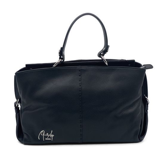 Сумка Renato Angi черная кожаная - фото 1, 2804036 RA NERO