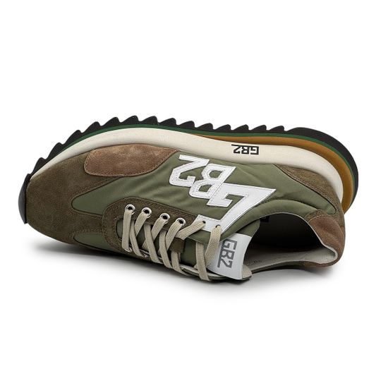 Кроссовки BUTTERI зеленые кожа/замша - фото 5, 48525-B BUT VERDE