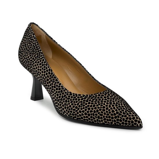 Туфли MOT CLE бежевые замшевые &quot;жираф&quot; - фото 2, MOT2720 MOT GIRAFF