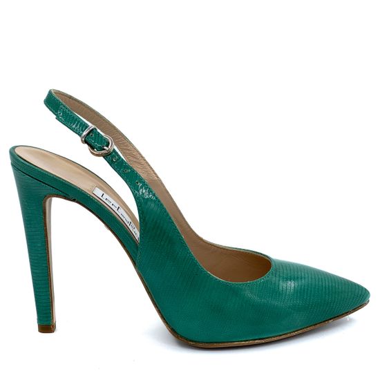 Босоножки Left&amp;Right зеленые из лакированной кожи - фото 1, 