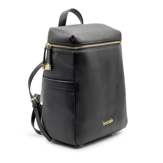 Рюкзак Braccialini черный кожаный - фото 2, B18644 BRA NERO