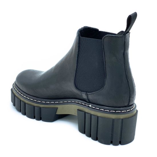 Ботинки Mimmu черные кожаные Байка - фото 3, E502E1 MIM PARKER