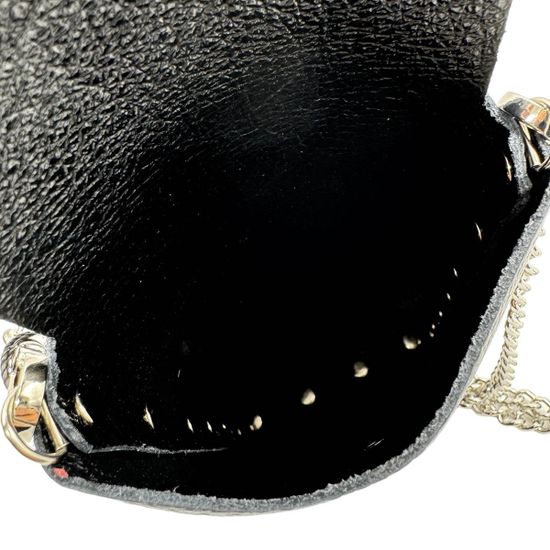 Мини-Сумка кросс-боди Renato Angi черная кожаная - фото 3,