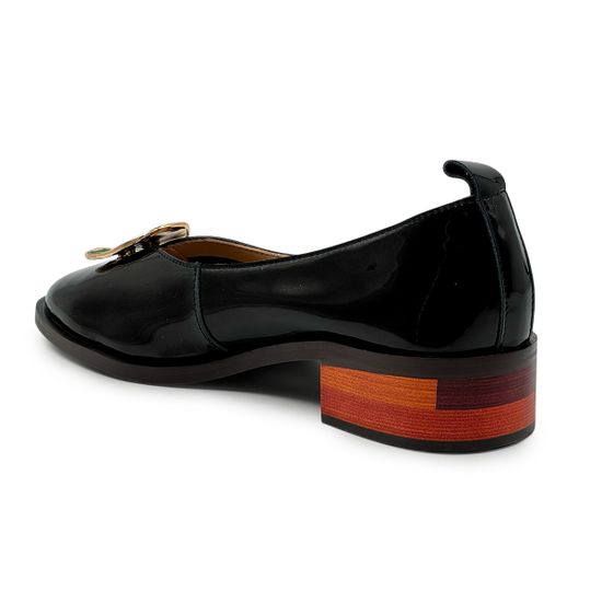 Туфли TUFFONI черные лакированные кожаные - фото 3, 2426001PL TUF LAK