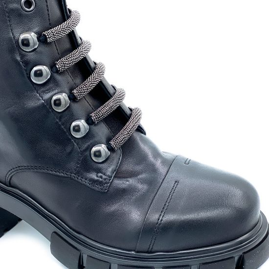 Ботинки Fru.it черные кожаные демисезонные - фото 5, 