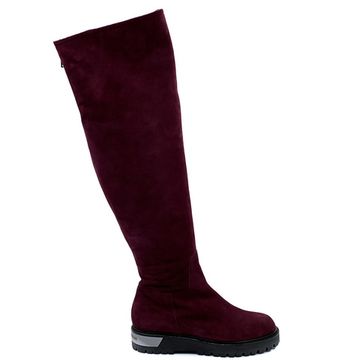 Сапоги Loretta Pettinari замшевые бордо байка - фото 1, 5610L-630 LP BORDO