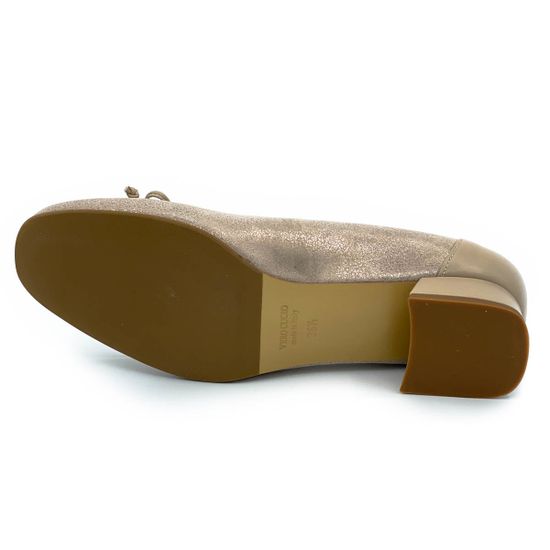 Туфли Donna Soft бежевые кожаные - фото 4, 