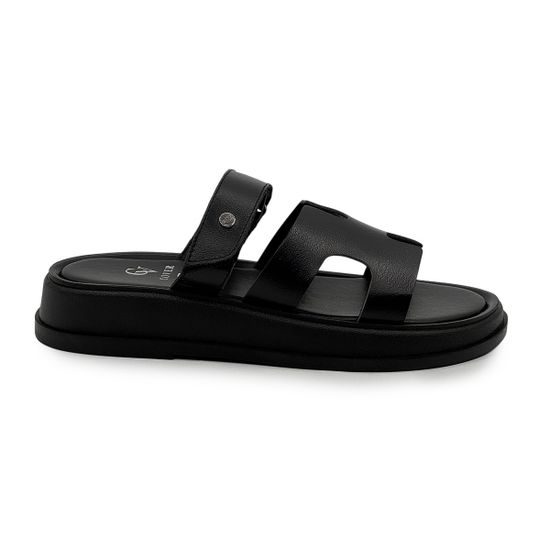 Сабо женские CVCOVER черные кожаные - фото 1, 1623-3 COV NERO