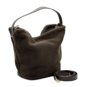 Сумка Loristella темно-коричневая шерстеная - фото 2, 2931 LS MARRONE