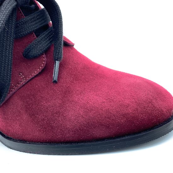 Ботильоны DiGiada бордового цвета на среднем устойчивом каблучке - фото 6, 1493 GIA BORDO