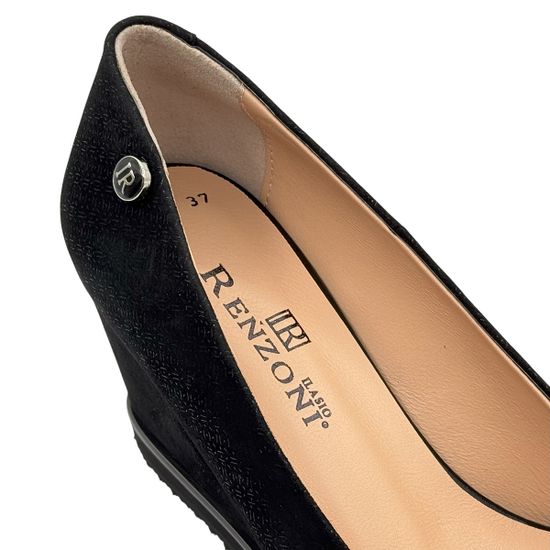 Туфли Ilasio Reanzoni черные замшевые - фото 7, Н7748 IR NERO