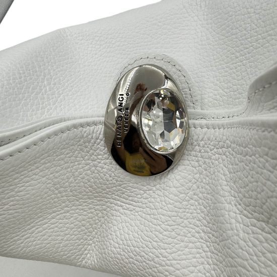 Сумка Renato Angi белая кожаная - фото 4, 3250401 RA BIANCO