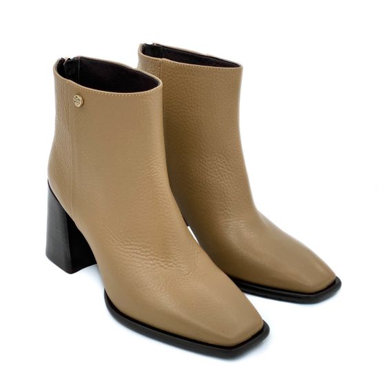 Ботильоны Tiffi бежевые кожаные демисезонные - фото 8, Q539/70C TI BEIGE