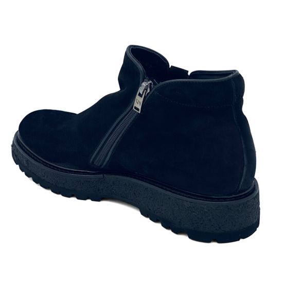 Ботинки Giampieronicola черные замшевые на шерсти - фото 3, J41131 GPN