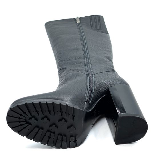 Сапоги Giorgio Piergentili кожа черная байка - фото 4, 394 GP NAPPA