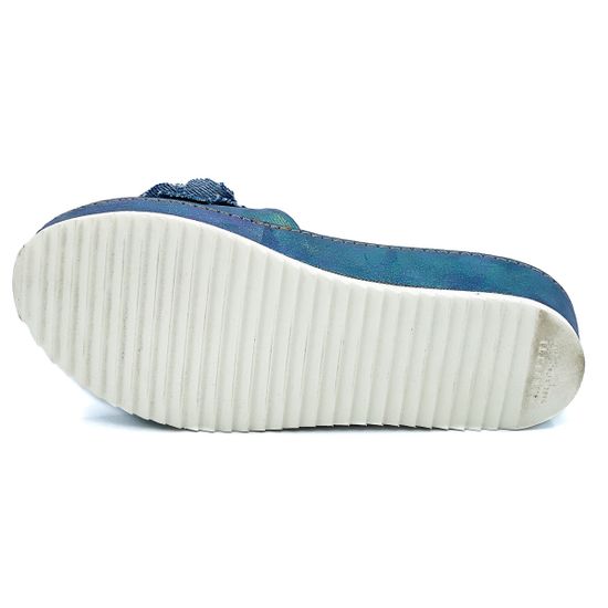 Шлепанцы Marzetti голубые - фото 4, 77121D01 MZ