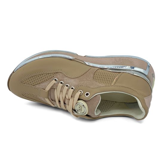 Кроссовки NILA NILA бежевые кожаные/замшевые - фото 5, NO5815 NIL BEIGE