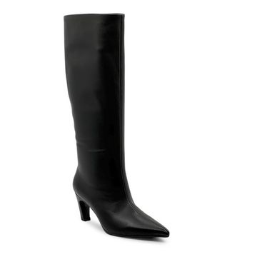 Сапоги TUFFONI черные кожаные на байке - фото 2, 1025025LB TUF NERO