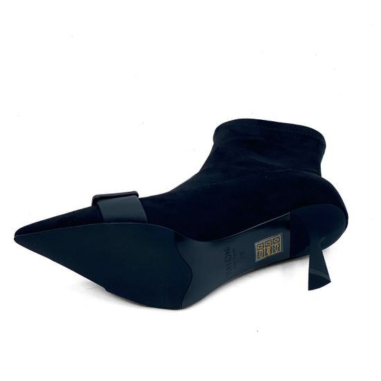 Ботильоны TUFFONI черные замша/стрейч демисезонные - фото 4, 1423010TL TUF