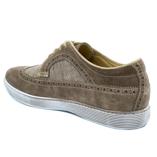 Ботинки Giampieronicola бежевые замшевые - фото 3, 