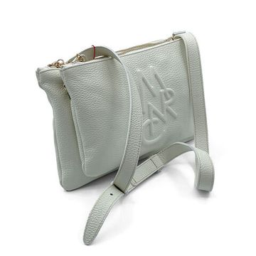 Сумка-Клатч сдвоенный Marina Creazioni белая кожаная - фото 2, B6518 MC BIANCO