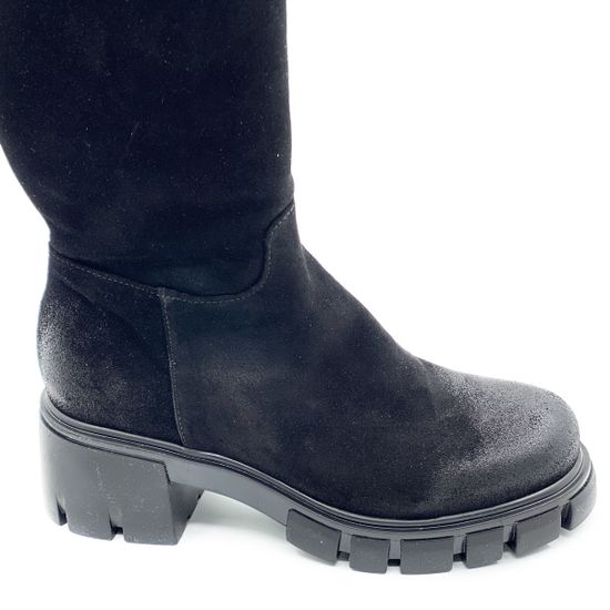 Сапоги Fru.it черные замшевые байка - фото 5, 6407M FR NERO