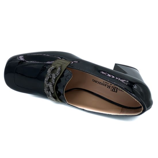Туфли Ilasio Renzoni черные из лакированной кожи - фото 5, 6044 IR