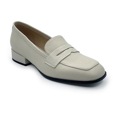 Лоферы CVCOVER кожаные бежевые - фото 2, 852011 COV