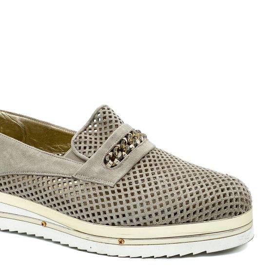 Слипоны Mara бежевые - фото 6, 15 7SHORT MR