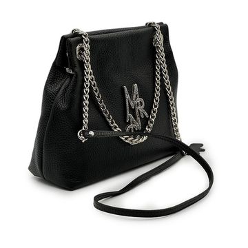 Сумка Marina Creazioni кожаная черная - фото 2, B5560 MC NERO NAPPA