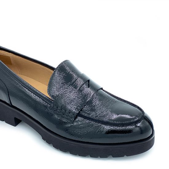 Лоферы Donna Soft черные наплак - фото 6, 