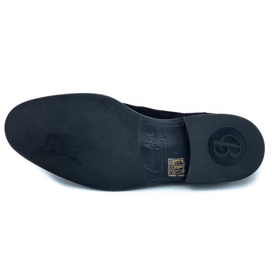 Туфли Bruno Antolini черные замшевые - фото 4, 