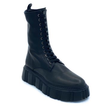 Ботинки 7AM черные кожаные демисезонные - фото 2, AM21928O 7AM