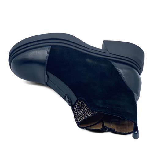 Ботинки MOTCLE черные кожа/замша на меху - фото 5, MOT2451M MOT