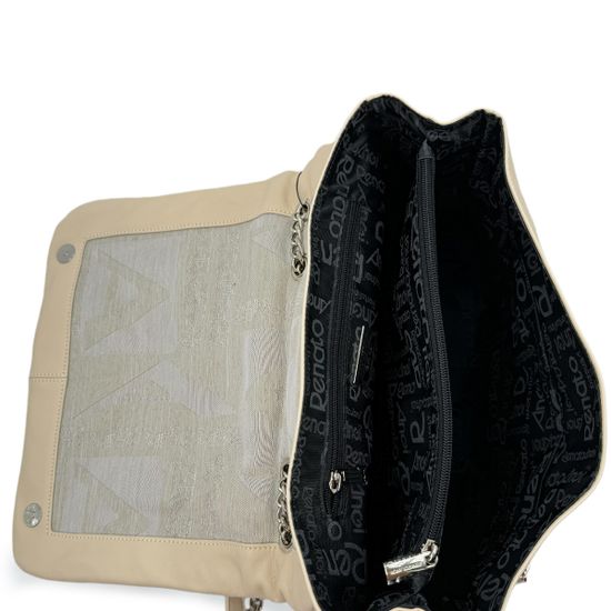 Сумка Renato Angi бежевая кожаная - фото 4, 3203411 RA BEIGE