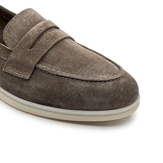 Лоферы CV COVER бежевые замшевые - фото 6, 15002-2 COV BEIGE