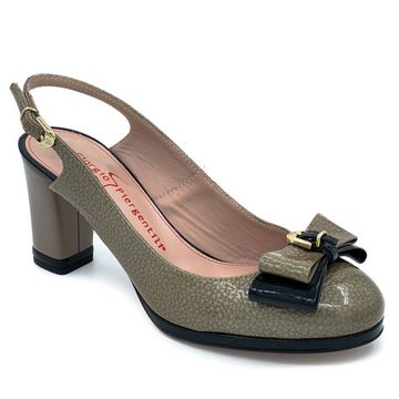 Босоножки Giorgio Piergentili черно-серые лаковые - фото 2, 9500 GP