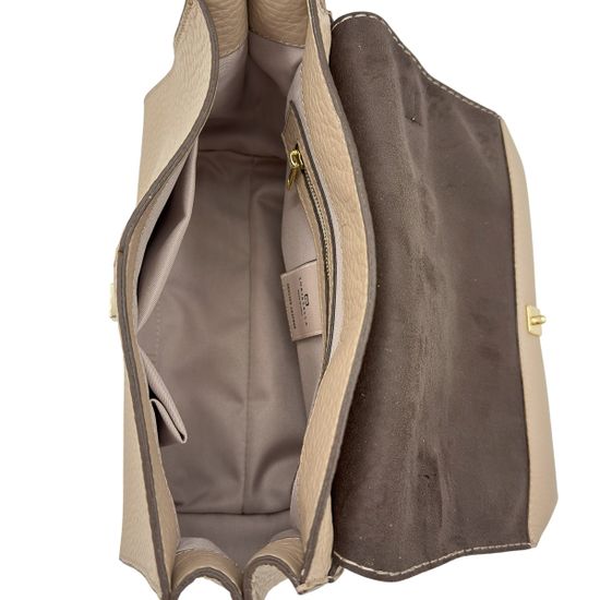 Сумка Loristella бежевая кожаная - фото 5, 3018 LS CAPPUCINO