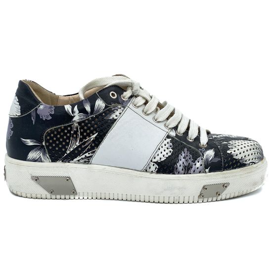 Кеды Mara черно-белые - фото 1, 