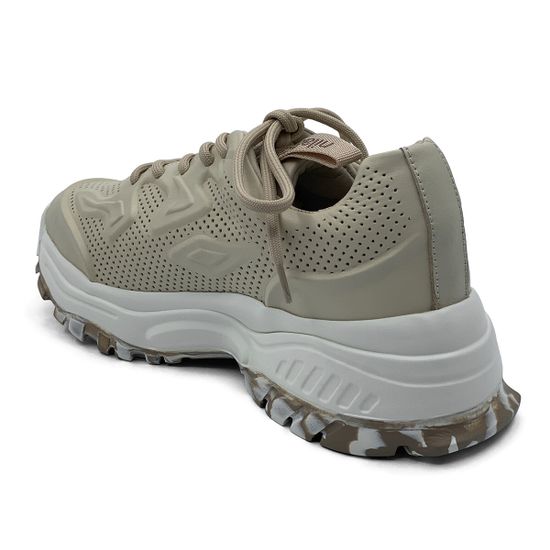 Кроссовки Nila Nila бежевые кожаные - фото 3, ET145-004 NIL BEIGE