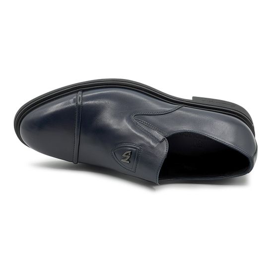 Туфли GIAMPIERONICOLA синие кожаные - фото 5, 46503 GPN BLU