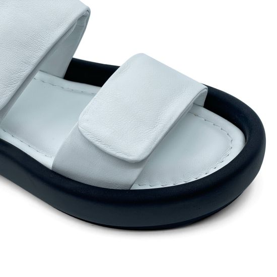 Сабо CV Cover белые кожаные - фото 6, 156 COV BIANCO