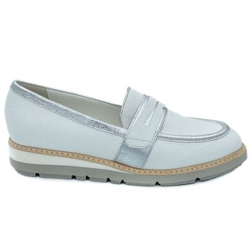 Лоферы Donna Soft белые кожаные - фото 1, DS0752G DS