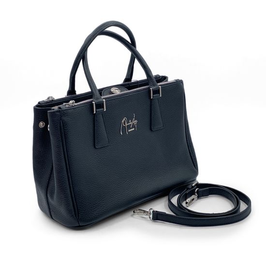 Сумка Renato Angi черная кожаная - фото 2, 